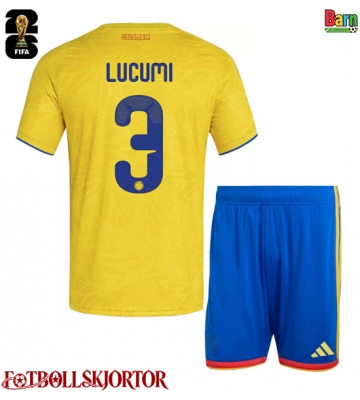 Colombia Jhon Lucumi #3 Hemmakläder Barn VM 2026 Kortärmad (+ Korta byxor)